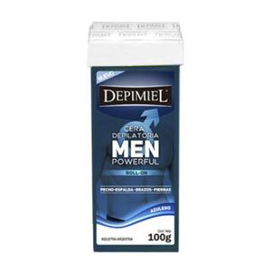 Cera Depilatoria Roll On Men Powerful 100g Depimiel