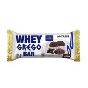 Barra De Proteina Whey Grego Bar Brigadeiro 40g Nutrata