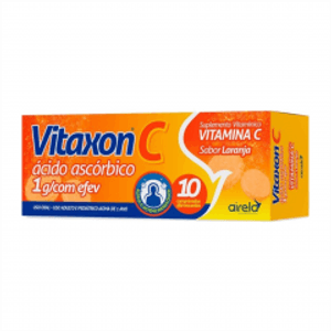 Vitamina C Efervecente De Laranja Vitaxon 10cp