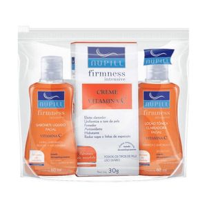 Kit Facial Vitamina C Sabonete+Loção Tonica+Creme Hidratante Nupill