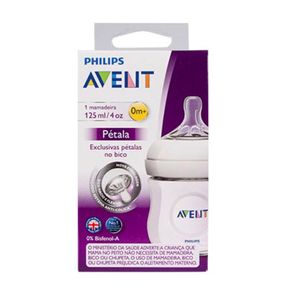 Mamadeira Linha Petala N1 0m+ 125ml Transparente Philips Avent
