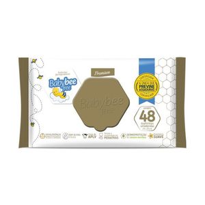 Toalhinhas Umedecidas Dermoprotetoras Premium Baby Bee Free 48u