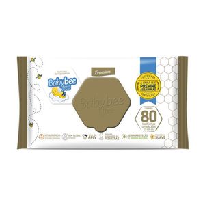 Toalhinhas Umedecidas Dermoprotetoras Premium Baby Bee Free 80u