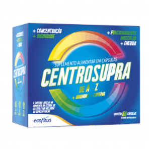 Centrosupra A-Z + Arginina + Cafeina 60 Capsulas