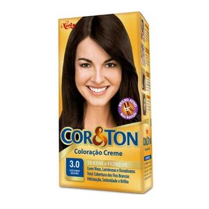 Tintura Creme 3.0 Castanho Escuro Cor&Amp;Ton