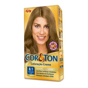 Tintura Creme 8.1 Louro Cinza Claro Cor&Amp;Ton