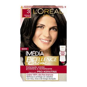 Tintura Creme 3.0 Castanho Escuro Imedia Excellence