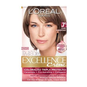 Tintura Creme 7.1 Louro Acinzentado Imedia Excellence