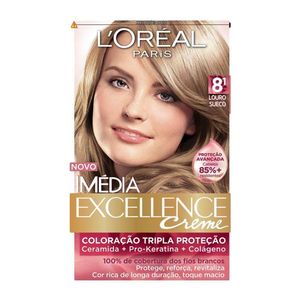 Tintura Creme 8.1 Louro Sueco Imedia Excellence