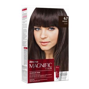 Coloração Creme 6.7 Chocolate Magnific Color Amend