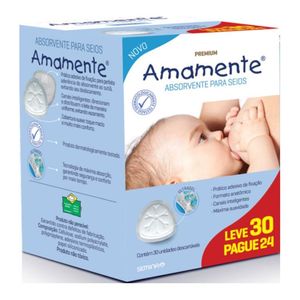 Absorvente Para Seios Amamente Lv30 Pg24