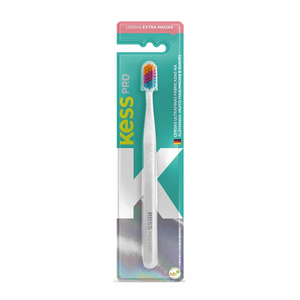 Escova Dental Kess Pro Colorful Extra Macia