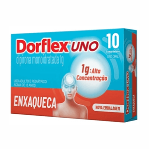 Dorflex Uno Enxaqueca 1g Com 10 Comprimidos