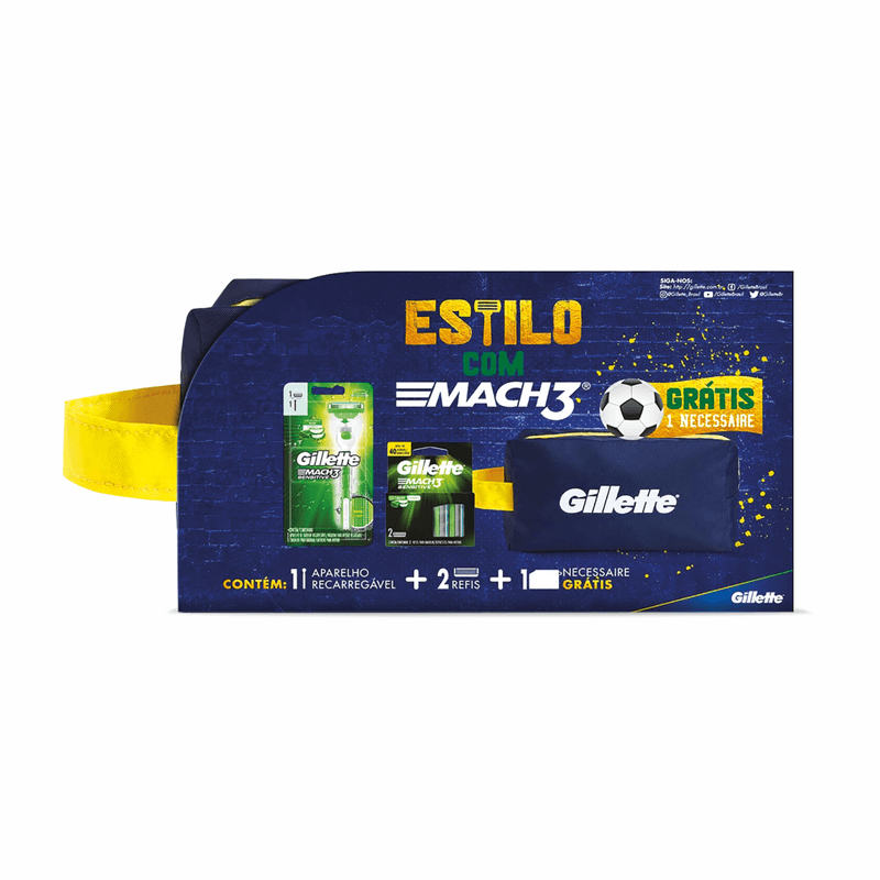 Kit-Gillette-Mach3-Aparelho---Carga-com-2-unidades---Gratis-Necessaire