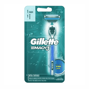 Aparelho de Barbear Gillette Mach3 Acqua Grip