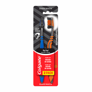 Escova Dental Zig Zag Colgate Com 2 Unidades
