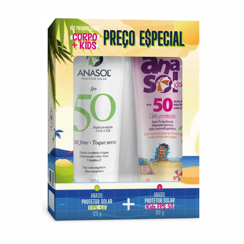 Kit-Anasol-Protetor-Solar-FPS50-120g---Kids-FPS50-100g