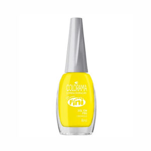 Esmalte Colorama Fini Amarelo cremoso Sol em Fini 8ml