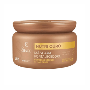 Máscara Capilar Fortalecedora Eudora Siàge 4D Nutri Ouro 250g