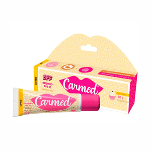 Hidratante Labial Carmed BFF Beijinho FPS 30 Efeito Gloss Incolor 10g