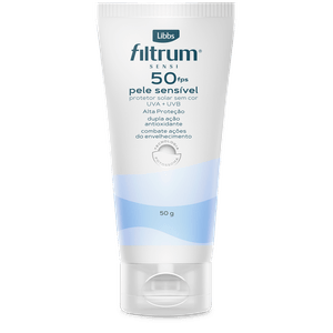 Protetor Solar Fps50 Filtrum Sensi 50g