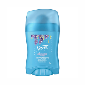Desodorante Twist Stick Barra Secret pH Balanceado Lavander 48h 45g