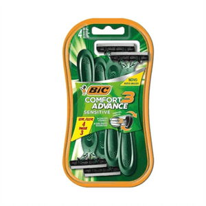 Aparelho de Barbear Bic Comfort 3 Advance Sensível L4PG3