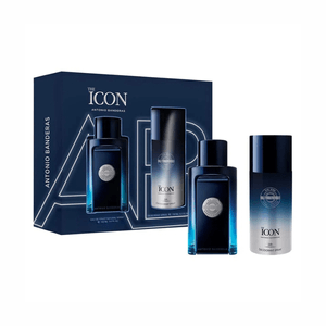Kit masculino The Icon Antonio Banderas Perfume 100Ml EDT + Desodorante 150ML