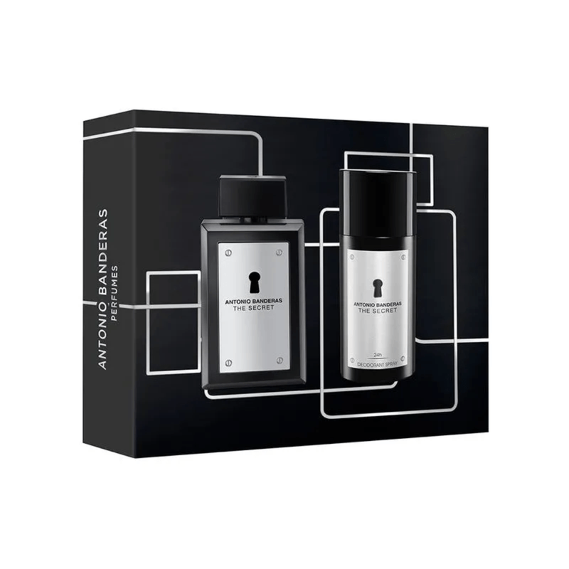Kit-masculino-The-Secret-Antonio-Banderas-Perfume-EDT-100ML---Desodorante-Spray-150ML