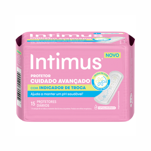 Protetor Diário Intimus com Indicador de Troca - 15 unidades