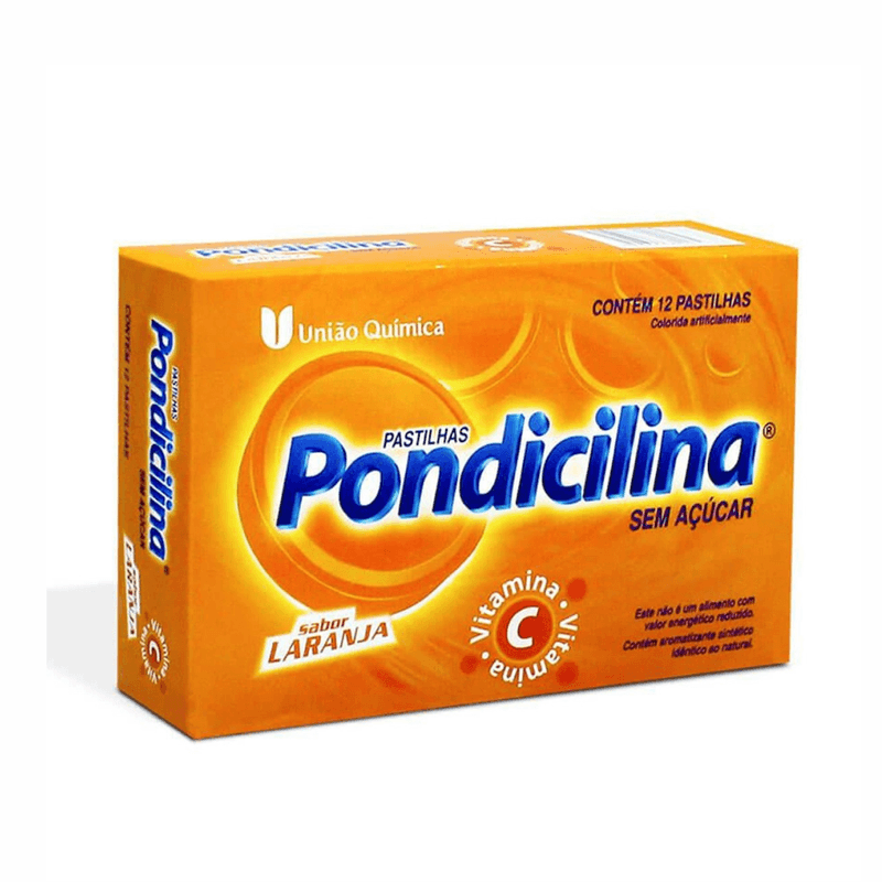Pastilhas-Pondicilina-Laranja---12-unidades