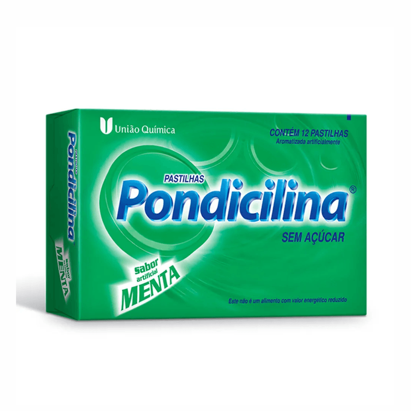 Pastilhas-Pondicilina-Menta-Sem-acucar---12-unidades