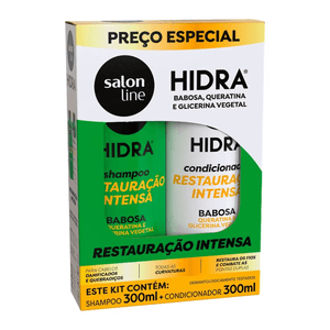 Shampoo + Condicionador Hidra Salon Line Babosa - 300ML