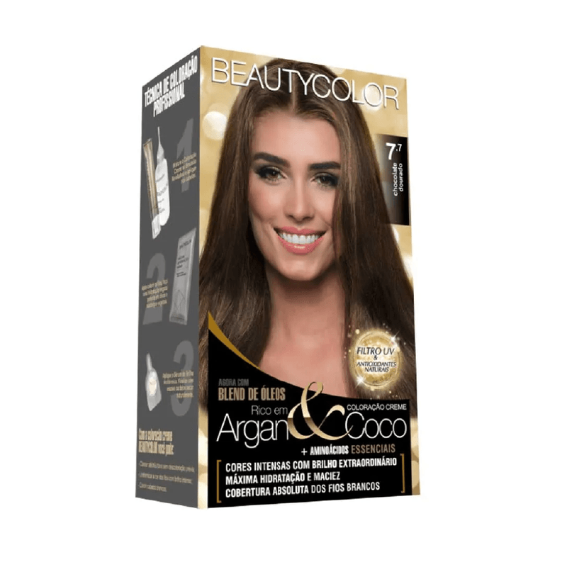 Tintura-7.7-Chocolate-Dourado-Beauty-Color