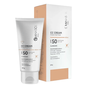 Protetor Solar Facial Anasol CC Cream FPS50 - 60G