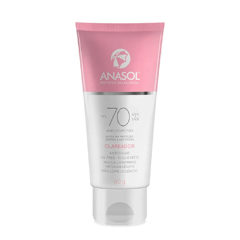 Protetor-Solar-Facial-Anasol-Clareador-FPS70-60g