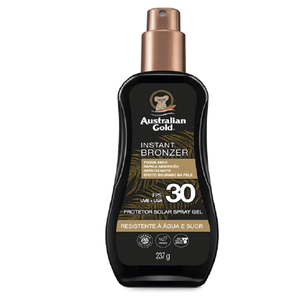 Protetor Solar Corporal Australian Gold FPS30 Instant Bronzer Spray Gel 273ml