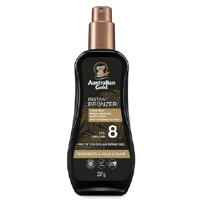 Protetor-Solar-Corporal-Australian-Gold-FPS8-Instant-Bronzer-Spray-Gel-237ml