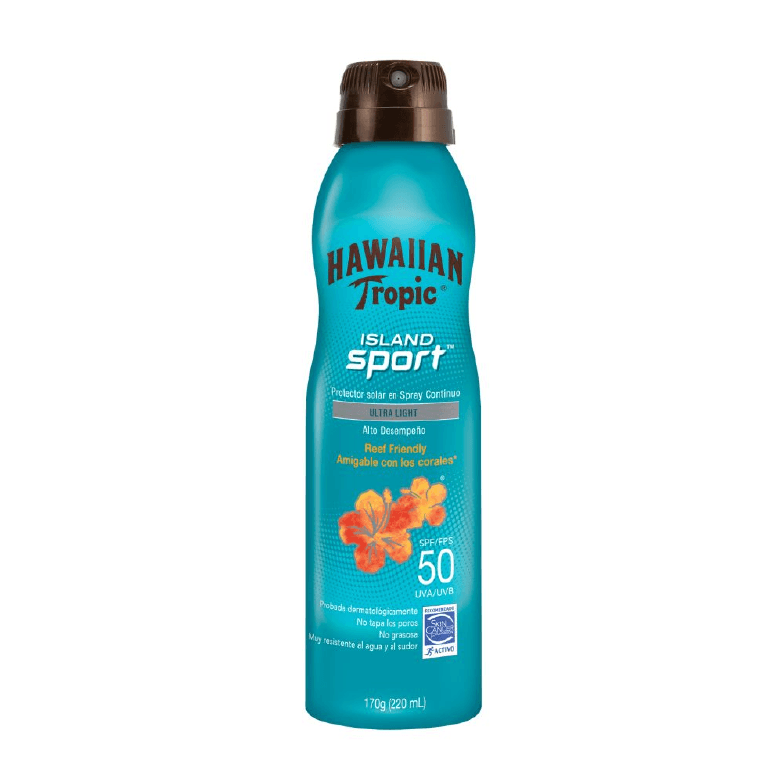 Protetor-Solar-Hawaiian-Tropic-Island-Sport-FPS50-Spray220ml