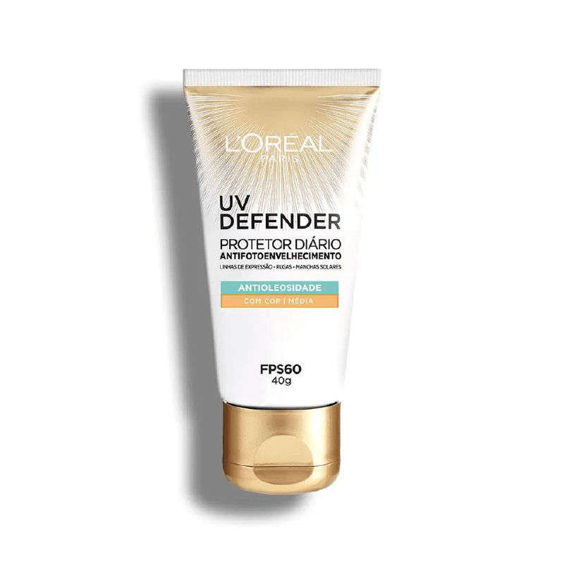 Protetor-Solar-Facial-L-Oreal-UV-Defender-FPS60-Cor-Media-40g