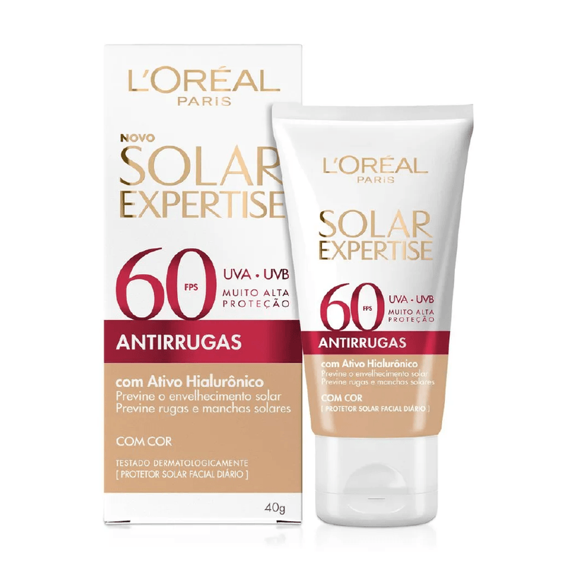 Protetor-Solar-Facial-L-Oreal-Expertise-Antirrugas-FPS60-Cor-1.0-40g