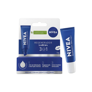 Regenerador Labial Nivea 3 em 1 10g