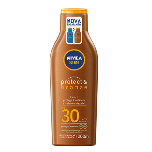 Protetor Solar Nivea Sun Protect & Bronze FPS 30 200ml