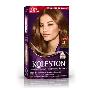 Tintura Creme 53 Castanho Ouro Koleston
