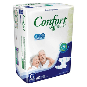 Fralda Geriátrica Confort Master Tamanho G 30unid