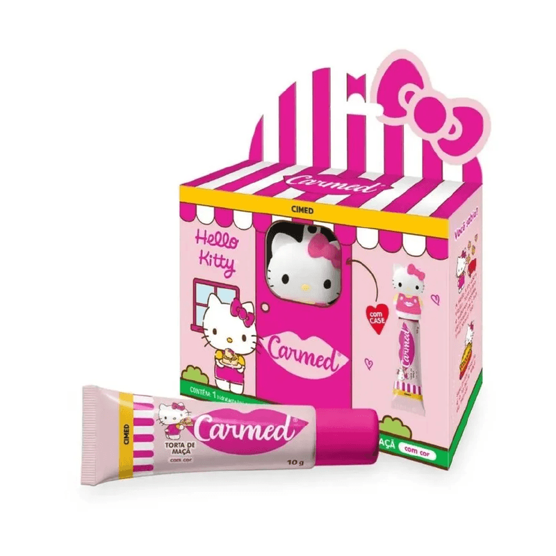 Hidratante-Labial-Carmed-Hello-Kitty-Torta-de-Maca-10g