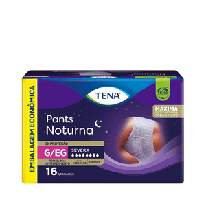 Fralda Geriátrica Tena Noturna G/EG 16unid