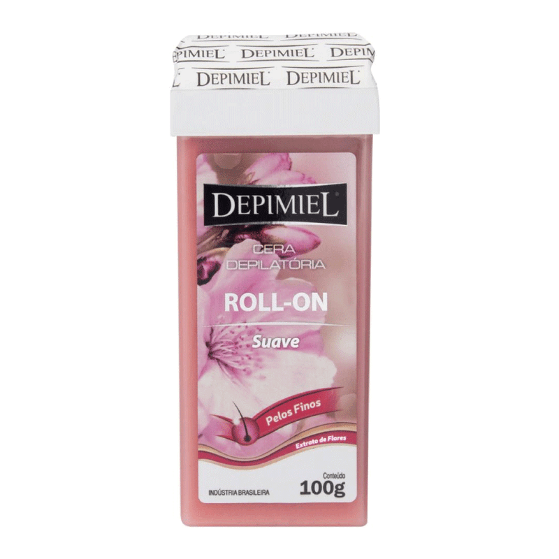Cera-Depilatoria-Roll-On-Depimiel-Suave-Refil-100g