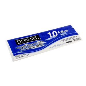 Lenço Descartável Para Depilação Corporal Depimiel 10 folhas