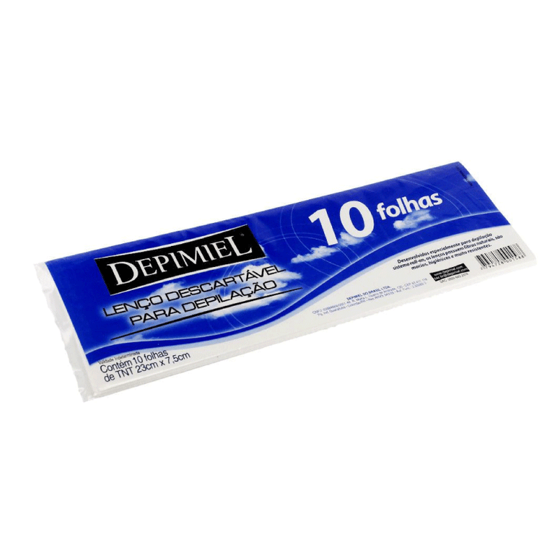 Lenco-Descartavel-Para-Depilacao-Corporal-Depimiel-10-folhas